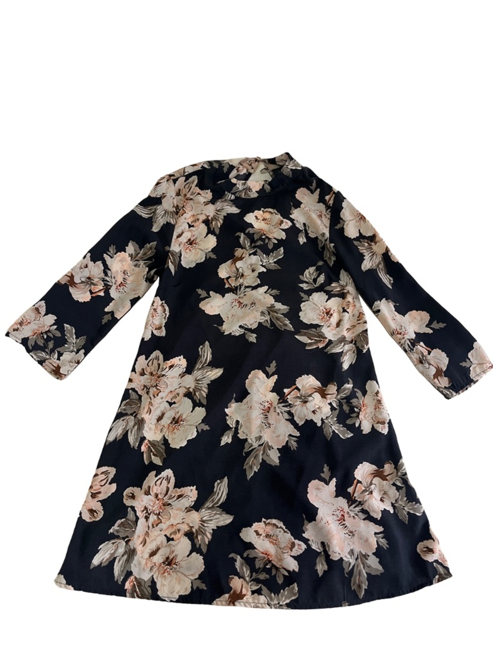 Floral Quarter Sleeve Dress